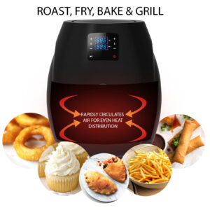 Kitchen Couture 7L Digital Air Fryer - Black - Image 4