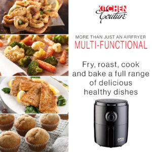 Kitchen Couture 3.4L Air Fryer Colour: Black - Image 3