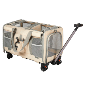 Pawz Pet Carrier 4 Wheel Portable Rolling Foldable - Image 9