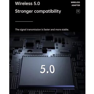 2-In-1 Bluetooth Adapter With Lcd Display - Black - Image 7
