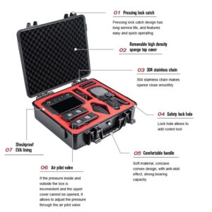 Waterproof Shockproof Suitcase For Dji Mavic 3 - Abs Material - Image 6