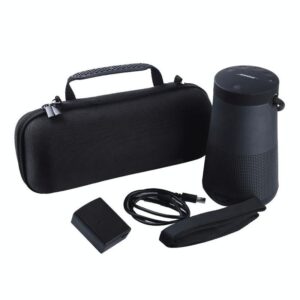 Shockproof Eva Bag For Bose Soundlink Revolve Speaker - Black - Image 8