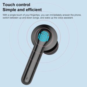 Low Latency Bluetooth 5.0 Gaming Earphones - Ete-52 Tws In-Ear - Black - Image 6