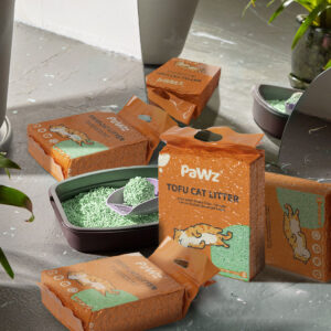 PaWz 2.5kg Tofu Cat Litter Clumping Green Tea x2 - Image 7