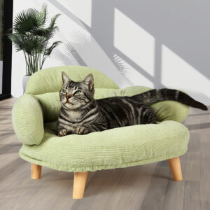 Pawz Elevated Pet Dog Cat Sofa Bed Couch L Size Green - Image 7