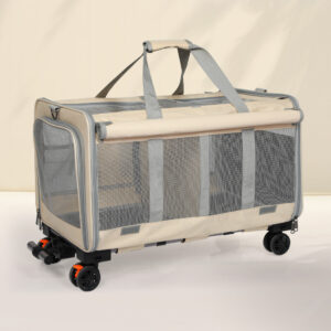 Pawz Pet Carrier 4 Wheel Portable Rolling Foldable - Image 7