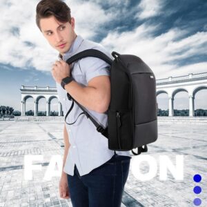 Waterproof Anti-Theft Usb Shoulder Bag - Large Capacity - Black - Image 7