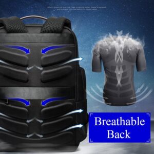 Waterproof Anti-Theft Usb Shoulder Bag - Large Capacity - 28X19X42Cm - Black - Image 6