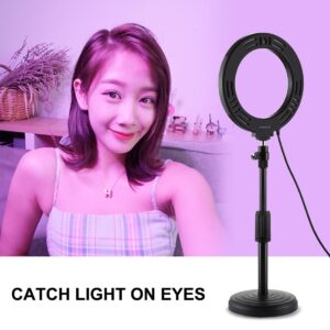 Usb 10 Modes 8 Colour Led Ring Light With Tripod Mount - 6.2 Inch Diameter - Image 10