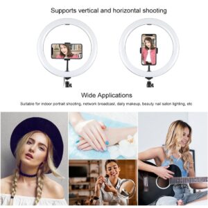 11.8 Dual Colour Led Ring Light With Phone Clamp - 3 Modes - Image 7