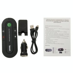 Hands-Free Bluetooth V4.1 Transmitter With Siri / Music - Black - Image 8