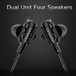 Black Double Moving Coil Wheat Headset - Image 3
