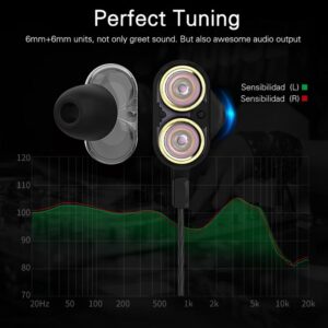 Black Double Moving Coil Wheat Headset - Image 5