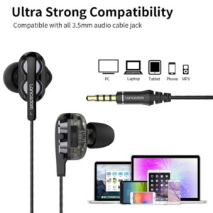 Black Double Moving Coil Wheat Headset - Image 9