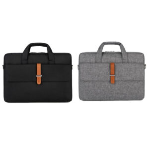 15-15.6 Inch Multifunctional Laptop Bag - Durable Gray Shoulder / Handheld - Image 2