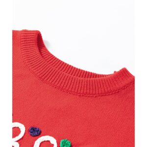 Fiery Red Merry Graphic Christmas Plus Size Sweater - 1X - Image 2