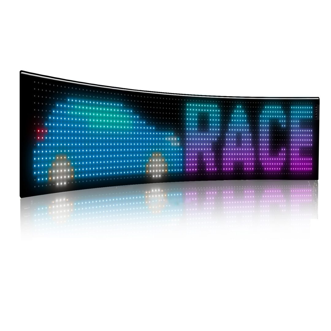 Programmable LED Matrix Panel Flexible Screen IP65 with APP Control 192 ...