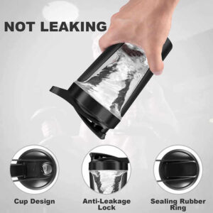 White USB Rechargeable Automatic Stirring Cup - Leak-Proof, Temperature Resistant, and Shockproof Electric Coffee and Protein Mixer - Image 4