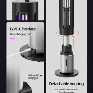 Electric Mosquito Killer Lamp with Detachable Housing and Timer Function - USB Rechargeable - Image 5