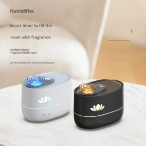 Creative Aroma Diffuser & Humidifier with 7-Hue Light (Black) - Image 2