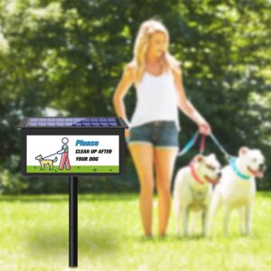 Black Bright Solar Powered LED Address Sign - IP65 Waterproof Outdoor House Number Light, 3 Color Modes, Wall & Ground Mount - Image 6