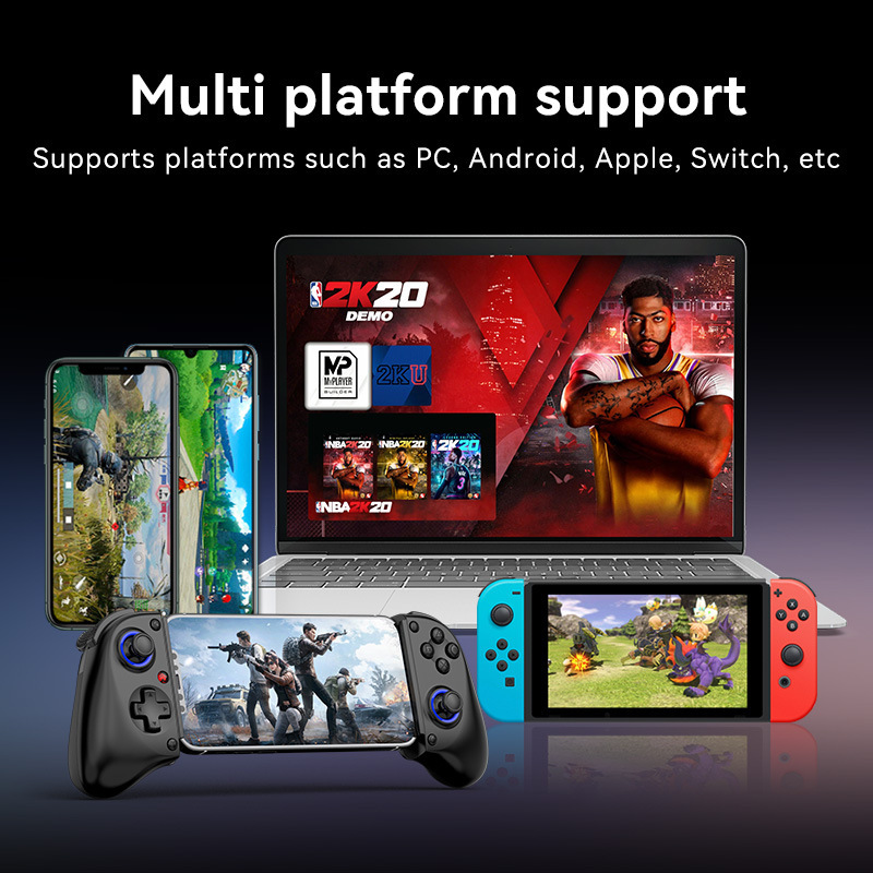 Multi-Platform Telescopic Gaming Controller – Hall Triggers, Esports 3D ...