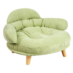 Pawz Elevated Pet Dog Cat Sofa Bed Couch L Size Green - Image 2