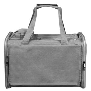 Pawz 3 in 1 Pet Soft Crate Dog Cat Carrier XL Size Grey - Image 2