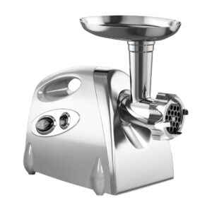 800W Electric Meat Grinder Mincer Sausage Silver - Image 2