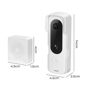 Wifi Doorbell Camera Wireless with 2 Indoor Chime - Image 3