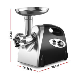 800W Electric Meat Grinder Mincer Sausage Black - Image 3