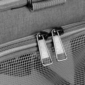 Pawz 3 in 1 Pet Soft Crate Dog Cat Carrier XL Size Grey - Image 6