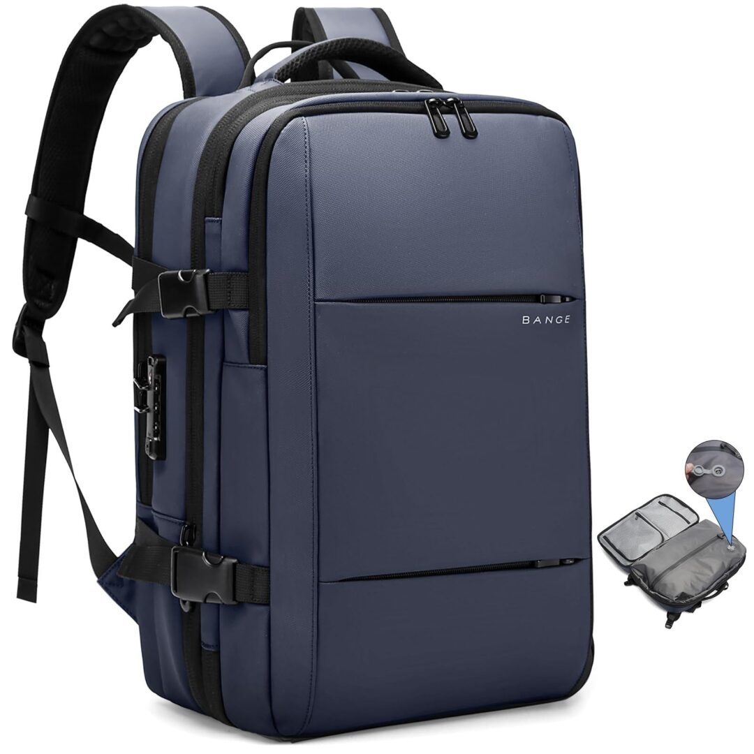 Large Capacity Men Shoulder Backpack – Blue – shoppersworld.com.au