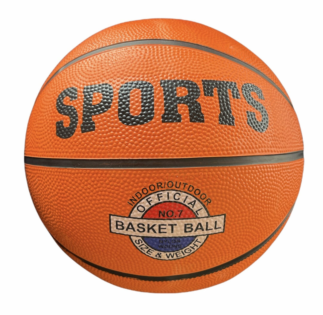 Normal Basketball Standard Size 7 Rubber Basketball Training basketball – shoppersworld ...